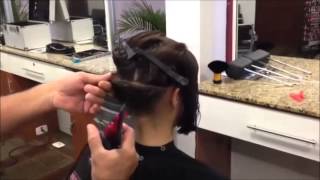 Salon Cut  Long to Bob Haircut  Part 1 [upl. by Giah]