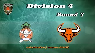 Atlasbasket  Div 4Round 7  KAREAL MADRI vs TEAS BULLS [upl. by Gatias]