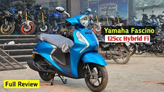 Yamaha Fascino 125 Hybrid 2024  Fascino Standard Model Review 💥 [upl. by Oz]