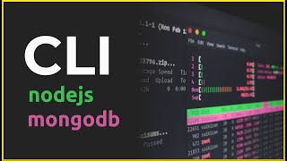 CLI con Nodejs amp Mongodb  Aplicacion de terminal con Javascript [upl. by Artemas]