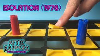 Isolation 1978 by Action GT  Abstract Strategy Vintage Board Game Review  Isola Lakeside [upl. by Itsyrc]