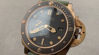 Panerai Luminor Submersible 1950 Bronzo PAM 968 Panerai Watch Review [upl. by Ait]