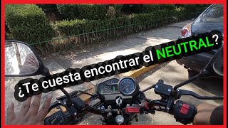 ✅¡¿Cómo encontrar el neutral en una moto estándar 🏍️ ¡Manejando moto por primera vez TUTORIAL [upl. by Enieledam]