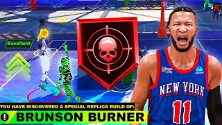 THIS 99 MIDRANGE JALEN BRUNSON BUILD IS AMAZING in NBA 2K25 [upl. by Nylear]