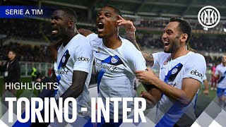 TORINO 03 INTER  HIGHLIGHTS  SERIE A 2324 ⚫🔵🇬🇧 [upl. by Ahsaek916]