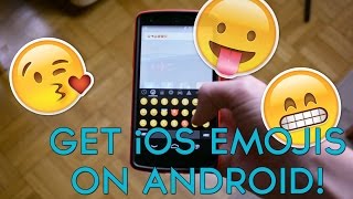 How to get emojis on android 2015 [upl. by Suivatco]