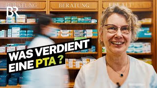 Sie berät dich in der Apotheke Das Gehalt als PTA  Lohnt sich das  BR [upl. by Safko]