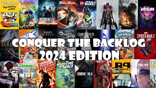 Conquering The Backlog 2024 Edition How I finished 120 Games in 2023 With 8 TipsTricks [upl. by Rutra]