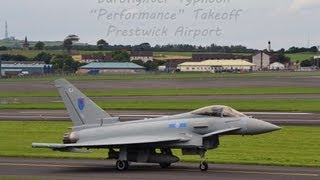 Amazing  Typhoon Takeoff [upl. by Elbart977]