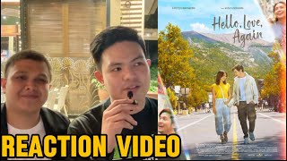 REACTION VIDEO 🔴 “Hello Love Again” OFFICIAL POSTER  Kathryn Bernardo amp Alden Richards [upl. by Libbi482]