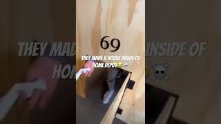 They made a house inside of Home Depot😂 entertainment funny recomeded reels funnymemes memes [upl. by Ardiedak338]