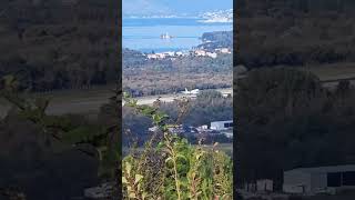 Tivat airport landing airplane aviation montenegro [upl. by Euv]