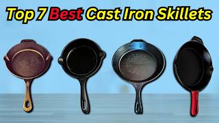 Top 7 Best Cast Iron Skillet Brands 2024 [upl. by Revert165]