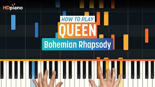 Piano Lesson for quotBohemian Rhapsodyquot by Queen  HDpiano Part 1 [upl. by Ayekin870]