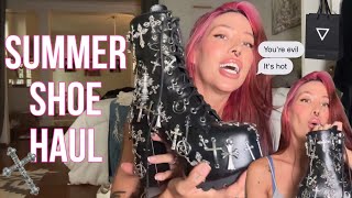 Summer Shoe Haul  Dollskill LaModa Widow Oh My  WTFox Vlog ×53 [upl. by Hasina]