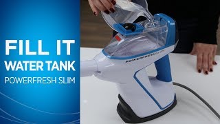 How to Fill the Water Tank on your PowerFresh® Slim Steam Mop [upl. by Silsby426]