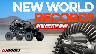 New Record HONDA TALON 100MPH KWProjectTalon100 [upl. by Lenci]