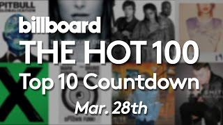 Official Billboard Hot 100 Top 10 Mar 28 2015 Countdown [upl. by Aprilette]