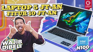 LAPTOP 5 JUTAAN TERBAIK UNTUK MAHASISWA DAN PELAJAR BATRE AWET BANGET  ACER ASPIRE LITE AL1431P [upl. by Noreen]