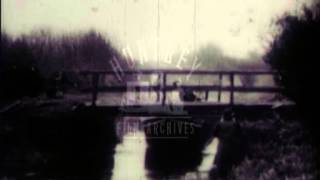 Basingstoke Canal 1910s  Film 34215 [upl. by Leola53]