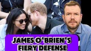 James OBrien Defends Prince Harry and Meghan Markles Decision to Leave the UK [upl. by Mariann154]