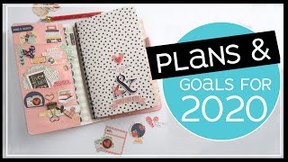 Create a Goal Planner 2020  Carpe Diem Travelers Notebook Setup [upl. by Therron247]