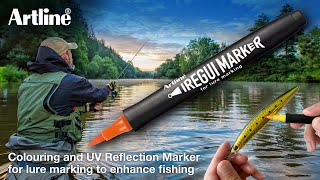 【Artline IREGUI MARKER】Maximize your casts by painting your own lures [upl. by Gorlicki]