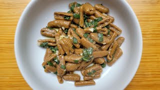 Shaping Cavatelli and Gnocchetti Sprouted Wheat and Pumpkin Pasta [upl. by Balkin]