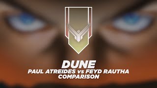 Paul Atreides Vs Feyd Rautha Comparison 1984  2004 [upl. by Gnes]