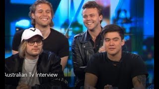 5SOS quotTheyve Changedquot Australian Tv Interview May 29 2018 [upl. by Yedoc169]