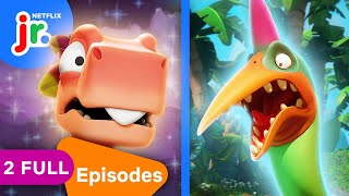 Bad Dinosaurs FULL Episodes 3  4 Compilation 🦖🌋 Netflix Jr [upl. by Shriver]