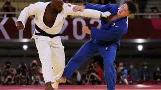 French judoka Teddy Riner suffers shock defeat in hunt for third straight Olympic gold • FRANCE 24 [upl. by Sahc]