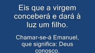 ALELUIA EIS QUE A VIRGEM CONCEBERA Aclamação ao Evangelho [upl. by Jenness160]