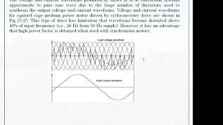 Cyclo Conveter fed Induction Motor Drives U4L9 [upl. by Chesnut]