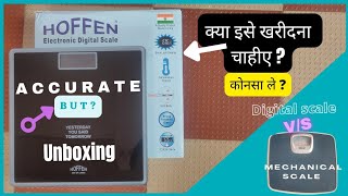 Hoffen Digital Weighing Scale Unboxing  Review  Digital vs Mechanical Weighing Scale [upl. by Philan486]