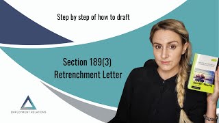 How to draft a Section 1893 Retrenchment Letter  Labour Relations Act  South Africa [upl. by Ecirtam720]