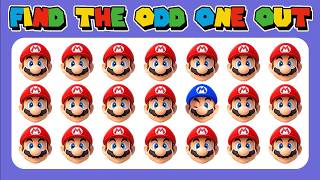 Find the ODD One Out  Super Mario Edition 🍄 Super Mario Bros Movie [upl. by Rena59]