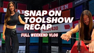 Val Vlogs Snap On Tool Show Full Weekend Recap [upl. by Ralyt405]