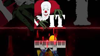 Ultimate Halloween Top 10  Pennywise Main Title Theme 5 pianotutorialhalloween horrorshorts [upl. by Wendeline]