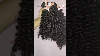 16quot 18quot 20quot hand picked One donor Kinky Curls wefts Your Dream Hair Our Successfull Business [upl. by Little]