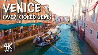 VENICE Italy 4K Walk Overlooked Gems Cannaregio to Castello [upl. by Eniliuqcaj]