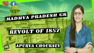 MP GK Lecture  17  MODERN HISTORY OF MADHYA PRADESH REVOLT OF 1857  PART 2 [upl. by Lainad799]