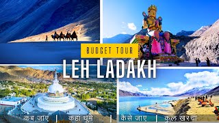 Leh Ladakh Budget Tour Plan 2024  Ladakh Tour Guide  How To Plan Ladakh Trip In Cheap Way [upl. by Odnalor]