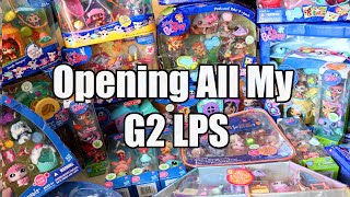 Opening EVERY G2 LPS I own [upl. by Israeli]