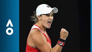 Ashleigh Barty v Aryna Sabalenka match highlights 1R  Australian Open 2018 [upl. by Anana52]