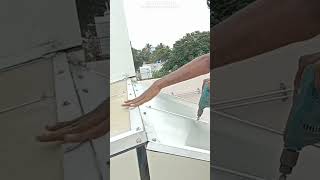 how to screw polycarbonate roofing sheets shorts beginners guide fabrication specialist [upl. by Abbe]