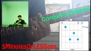 How To Play Rex Orange County  Corduroy Dreams  Guitar Lesson [upl. by Kcirej]