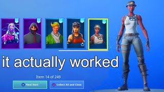 I Tried Merging RECON EXPERT Fortnite Account with RENEGADE RAIDER and it worked [upl. by Mayrim]