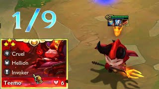 3 Star Teemo 1v9 ⭐⭐⭐   TFT SET 55 [upl. by Kliment87]