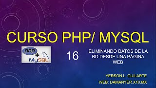 Curso php y mysql gratis 16 [upl. by Notsle]